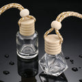 Hot Selling Car air Freshener Vent Clip Car Scent Perfume Glass Bottle Aromatherapy Reusable Scented Car Perfume Diffuser