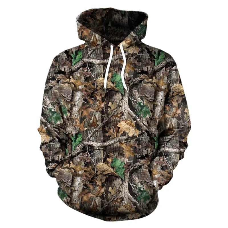 Fitspi High Quality Health Cloth 3D Digital Printing Animal Camouflage Men's Sweater Hoodie Clothing Foreign Trade Popular Style