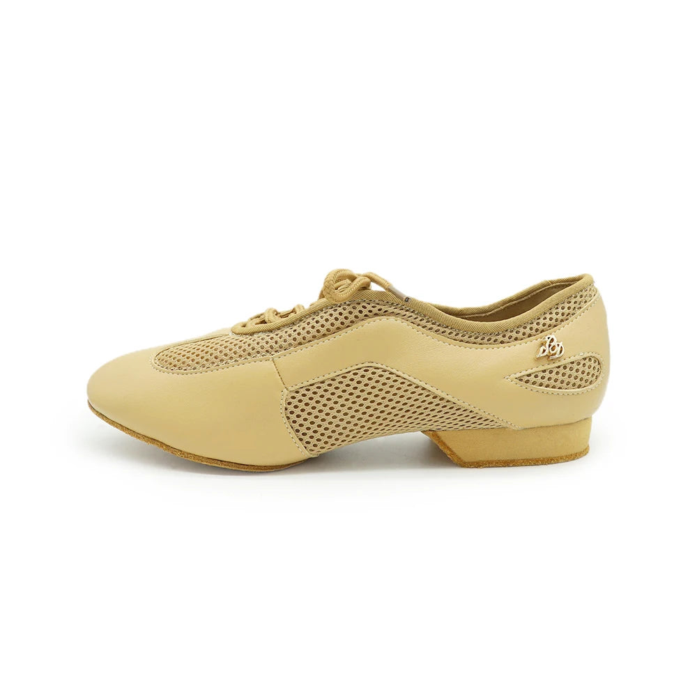 New in Mesh Material Leather Genuine Unisex Teaching & Training Men's BD Ballroom Dance Shoes Latin Dance Shoes for Women AM-2