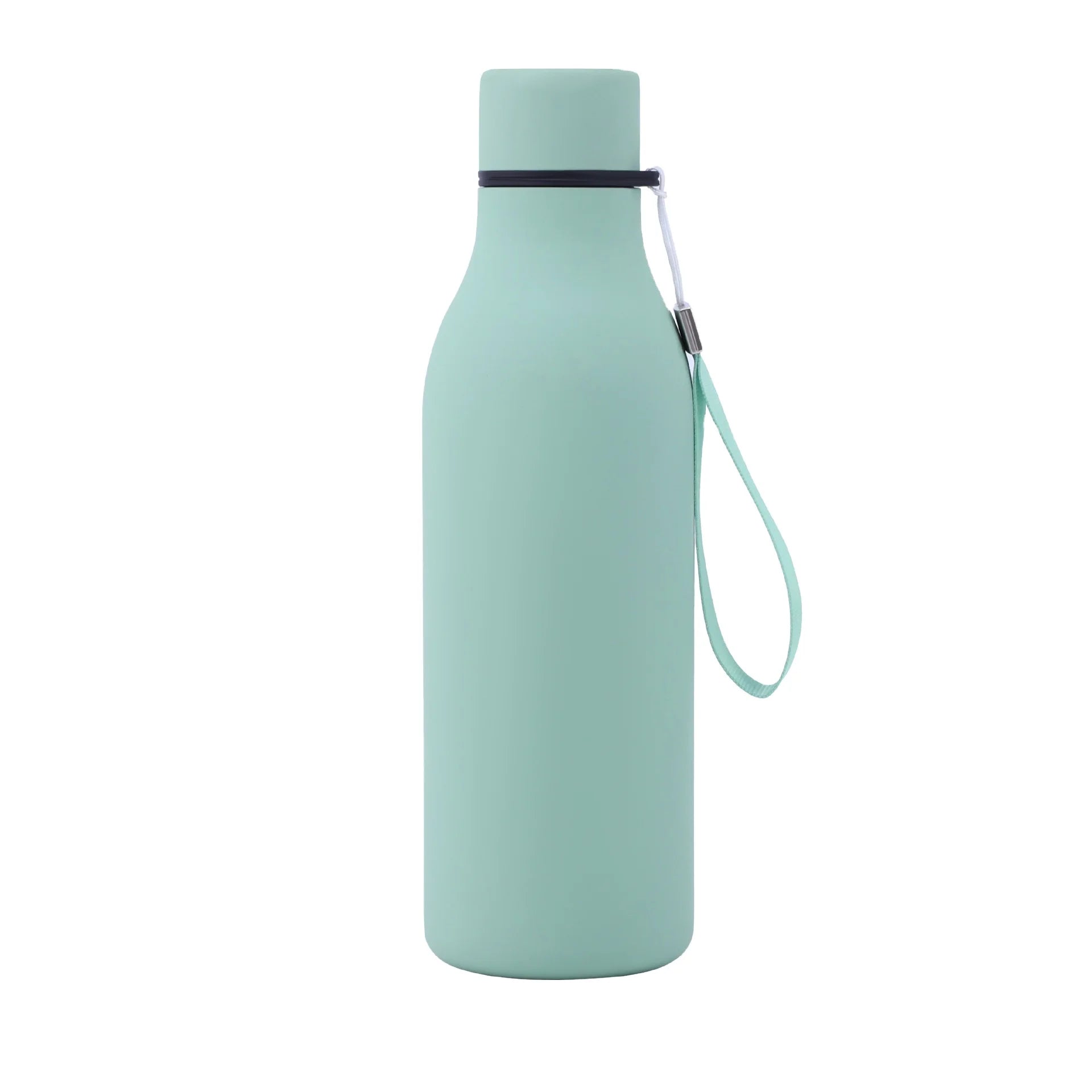 Wholesale Factory Custom Double Wall 550ml Cola Shaped Vacuum Flask Stainless Steel Water Bottles with Rope
