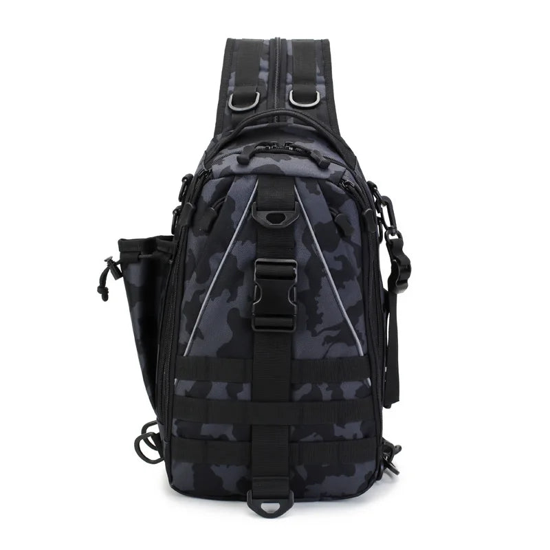 Multifunctional Fishing Backpack  With Outdoor Shoulder Backpack Tackle Bag
