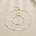 Factory Directly Hot Saling Fashion Luxury Handmade Beaded Necklace & Bracelet Jewelry Set for Women