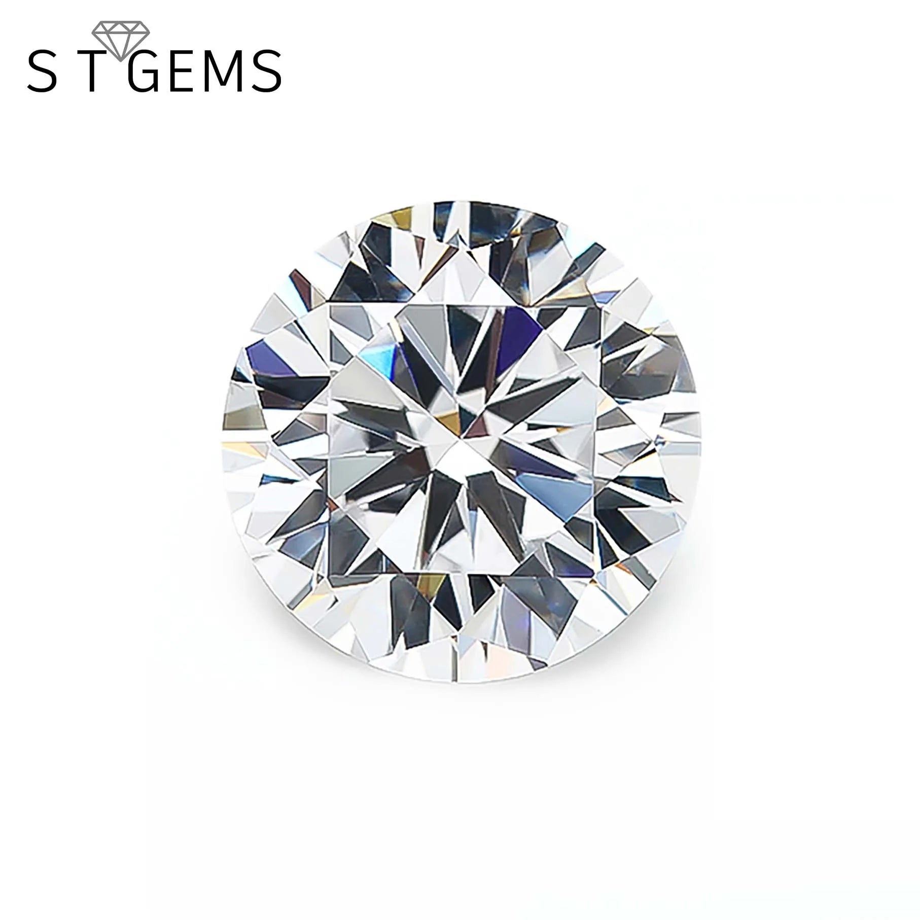 ST Direct Factory Price White Round Brilliant Cut CZ Diamond Cubic Zirconia Stones for Jewelry