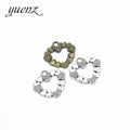 YuenZ Hearts Charms Antique Silver Color Metal Pendants for Jewelry Making Necklace Bracelet Jewelry Findings 26*25mm A46