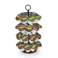 36Pcs Black Metal Christmas Tree Rotatable Coffee Capsule Holder Home Organizer for K-CUP Dolce Gusto