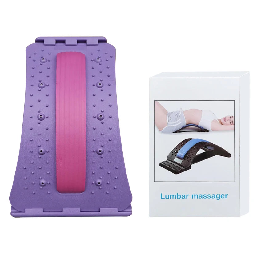 THYFIT Sports & Entertainment Lumbar Support Device Posture Corrector Back Stretcher for Upper and Lower Back Pain Relief