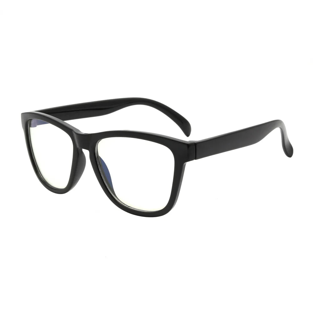 2026 Unisex Eco-Friendly RPET Plastic Optical Glasses Custom Logo Anti Blue Light Classic Metal Hinge Reading
