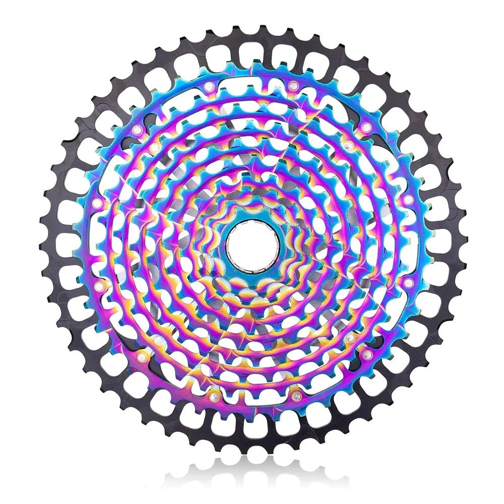 ZTTO Ultimate Pro MTB 11 Speed 9-50T Cassette   Freewheel  Rainbow 372g Steel Durable Ultralight 11s Cassette 9-50 K7 9 to 50