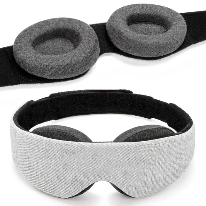 Adjustable Sleeping Mask with Detachable Eye Cups Light Blocking Eye Mask