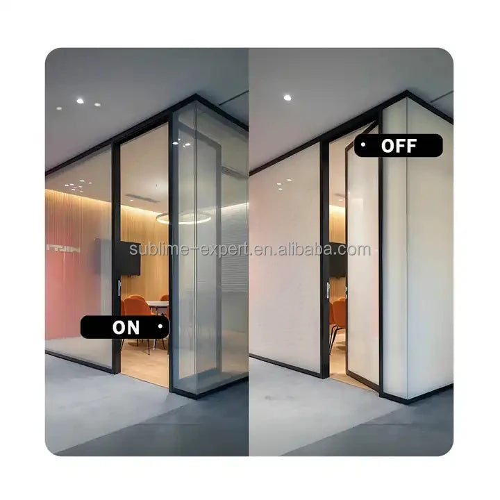 Electric Smart Glass Film Privacy Control Switchable Smart Film for Glass Magic PDLC Film Roll Ultra Clear Smart Tint Glass Room