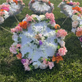 S02311 Customized Wedding Photography Floral Decor Artificial Bridal Shower Centerpieces Wedding Bridal Flower Umbrella for Sale