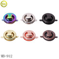 High Quality Handmade Lock Clip Clasp Buckles Zinc Alloy Handbag Hardware Twist Locks Fasteners for Luggage