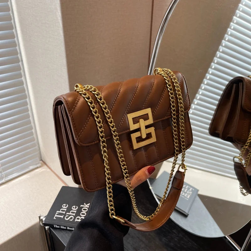 New Wholesale 2025 Hot Tote Handbags With Chain Straps Embossing PU Leather Spring Collection Shoulder Purse Handbag for Women