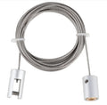 Wholesale Retail Shop Window Single Side Stainless Steel Polished Finish Wire Panel Clamps Ceiling Cable Display System ISO9001