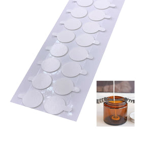 Classic High-Temp Candle Wick Stickers - 2-Hour Heat Resistant Foam Tape for Professional Candle Making - SGS Certified