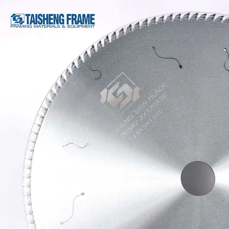 TS-B05 HEYUAN Saw Blade Picture Frame Cutting Machine Saw Knife Round Saw Blade for Cutting Wood Frames