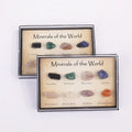 Earth Science Stone Collection Box Set Rocks Kit Natural 8 Pcs Love Gemstone Folk Art 5 Boxes Healing Energy Lucky JSY Jewelry
