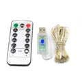 USB Remote Control Fairy Lights Outdoor Garden Copper Wire DIY Christmas Lights Waterproof for Garden Yard Camping Patio