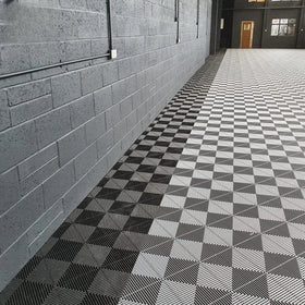 New Arrival Removable Free Samples Durable Pp Garage Floor Tiles Interlocking Garage Floor Tiles Plastic for Car Care Shop
