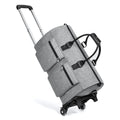 Business Garment Bag Convertible Travel Duffel Wheeled Bag Men's Large Foldable Travel Duffel Bag With Wheels