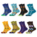 Whale Wholesale Colorful Socks for Animals Themed Patterns Plants Lion Monkey Milk Cow Giraffe Cat Elephant Rabbit Socks