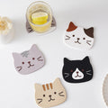 Tabletex Original Design Cartoon Cat Cup Coaster Household Lovely Table Coaster PVC Rubber Cup Mat for Home