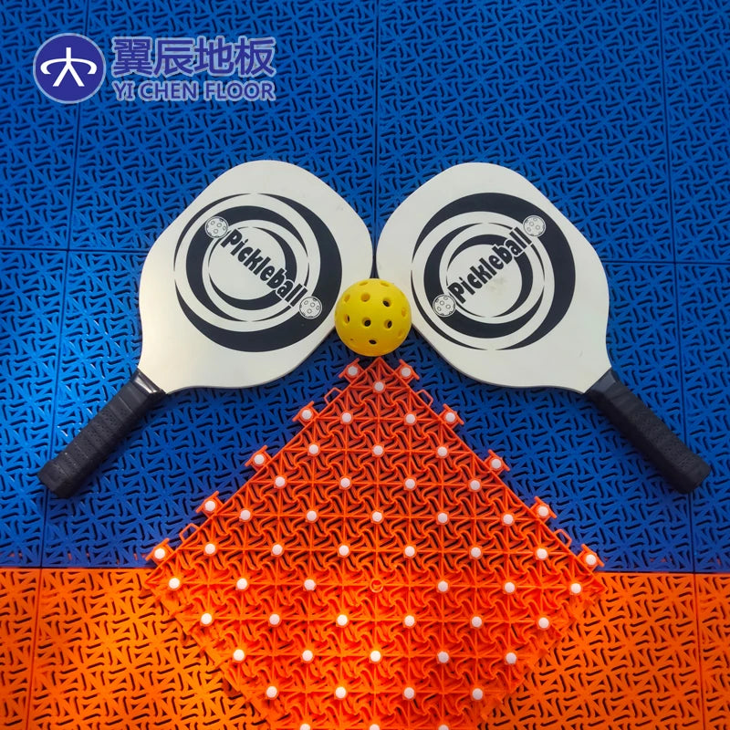 Pickleball Court Flooring Plastic Interlocking Floor Tiles Eco-Friendly Shock Absorption