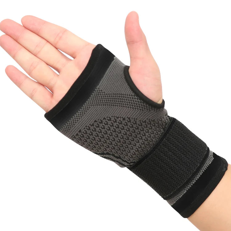 Aolikes Adjustable Elastic Wrist Wraps Bandage for Sports Wristband Knitted Breathable Wrist Support Brace for Men and Women
