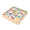 2023 New Best Educational Figure Chess in Nine Palace Grids Puzzle Toys for Toddlers Wooden 3D Puzzle Puzzle Educational Toys