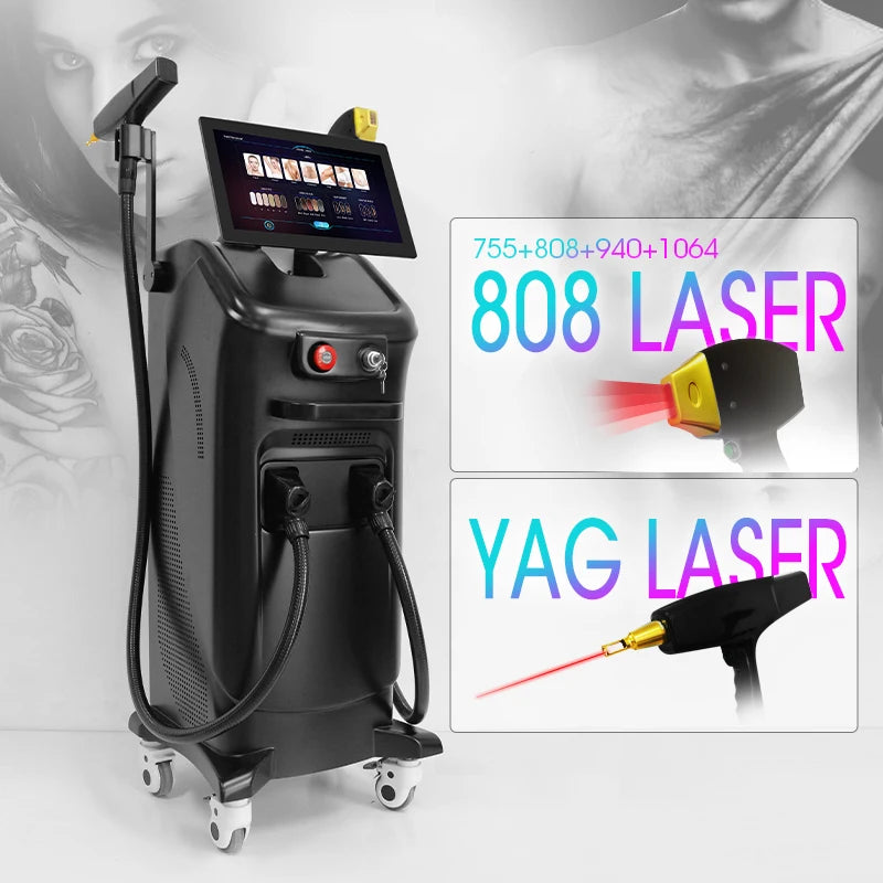 Top Configuration TEC 4 WAVE 2400W Permanent 808 Lazer Hair Removal Diode Laser Machine by Laser