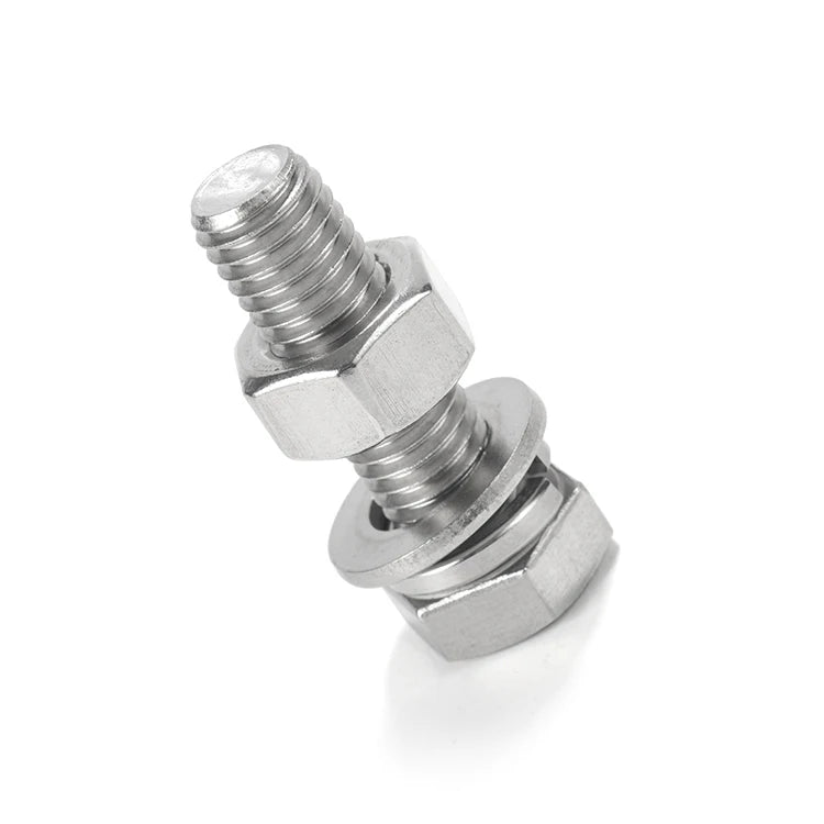 Hot Sales Manufacturing M8 Stainless Steel Bolts and Nuts Hex Bolt and Hex Nut