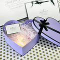 Custom Heart-shaped Gift Box Gift Box Flower Fruit Packing  Simple Valentine Christmas Birthday White Red Purple Storage Box