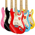 Bullfighter 22 Frets Affordable ST Electric Guitar Manufacturers OEM DIY Kit Stringed Instruments 6 Strings Electric Guitar