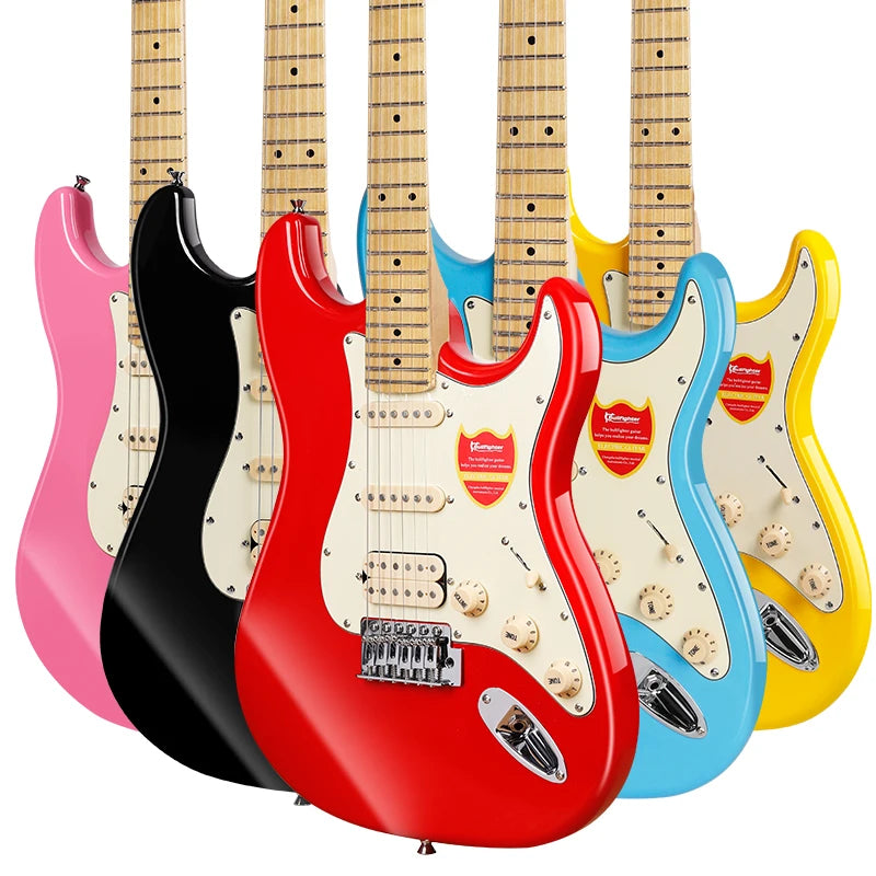 Bullfighter 22 Frets Affordable ST Electric Guitar Manufacturers OEM DIY Kit Stringed Instruments 6 Strings Electric Guitar