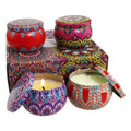 Luxury Decorative Travel Soy Wedding Dried Flower Candles Custom Christmas Fragrance Candles Scented Gift Set