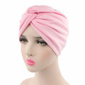 Hotsale Stretchy Head Wrap Cover India Beanie Twist Tie Turban Cap Turban Hat for Women Shower Cap