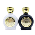 Custom Fashion Saudi Arabia Style Flat Glass Screw Cap Hot Stamping Perfume Bottles Reed Diffuser 30ml 50ml Luxury High-end