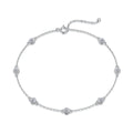 Wholesale D Color Vvs 0.7Carat Moissanite Bracelet with GRA Certified 925 Sterling Silver Moissanite Bracelet for Women