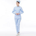 Wholesale Fashionable 100% Cotton Women Scrub Uniform Suits Hospital Staff Uniforms Design Uniform for Nurse with Logo