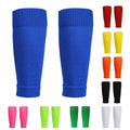 Custom Logo Footless Socks for Shin Guards Men Soccer Sock Sleeves Compression Football Sports Socks