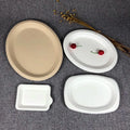 R03 15%off Biodegradable Bagasse Party Plates Disposable Compostable Microwave & Freeze Safe EU/LFGB Certified