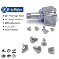 Screw Manufacturer Cross Low Profile Heads Phillips Type Shoulder Screw for Ear and Nose Hair Trimmer