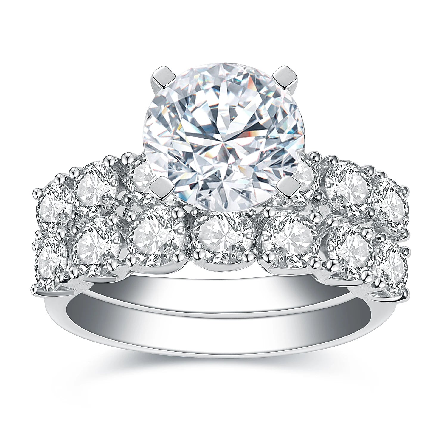 MSR-1525 18K Wedding Engagement Lab Grown Diamond Jewelry Ring Women's Diamond Rings Wedding Jewelry