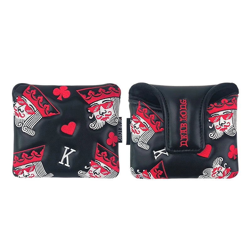 Wholesale Custom Embroidered Golf Magnet Headcover for Driver and Golf Club Waterproof Feature for Mallet Putter