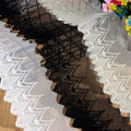 Wholesale Computer Embroidery Lace Milk Silk Lace Trim Cotton Fashion Wedding Lace Trim