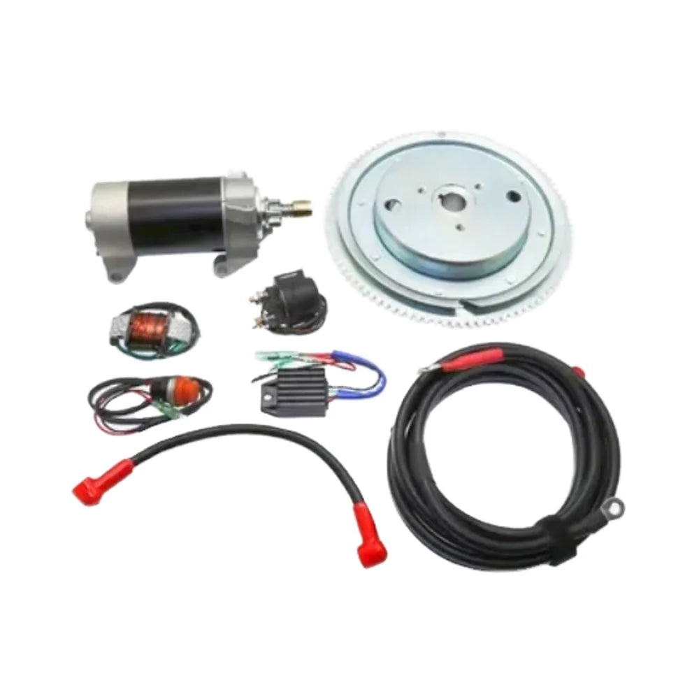 Japan Yamarine Outboard Motor Electric Start Starter Motor 689-81800-00 for 25HP 30HP Outboard Engine