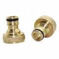 1/2 3/4 Inch Female Thread Brass Quick Connectors Garden Irrigation  Car Washing Pipe Copper Fittings