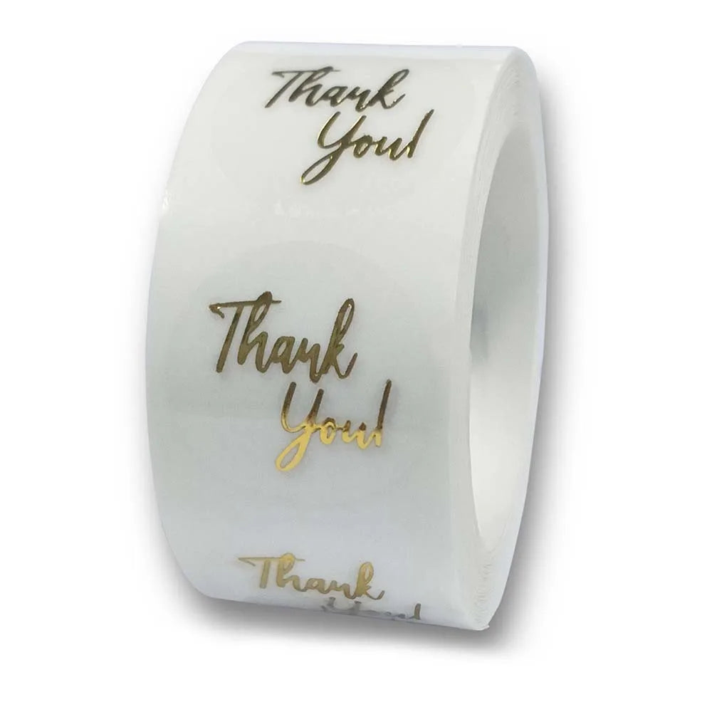 Clear Label Thank You Small Business Sticker