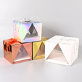 Transparent Portable Cake Box With Window Baking Birthday Cake Packaging Box