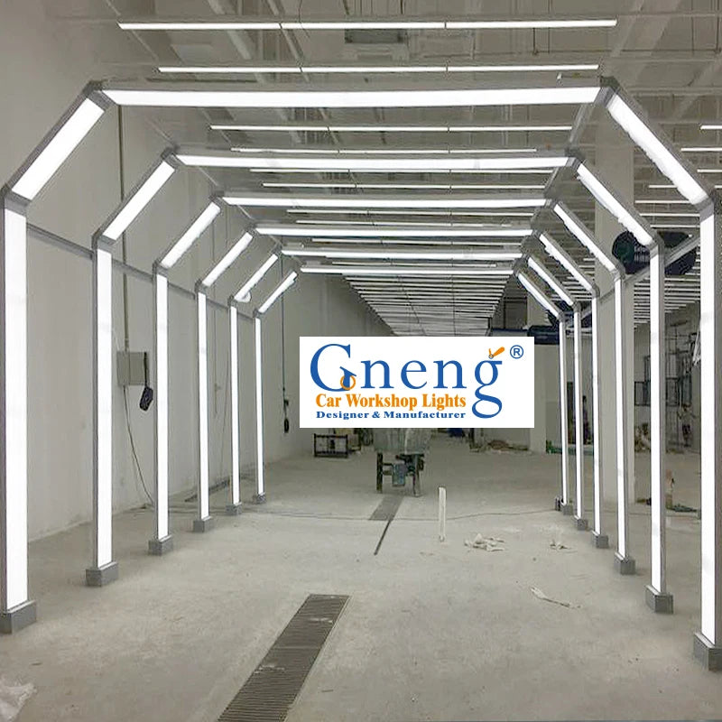 ZG/E1006 Factory OEM LED 3D Tunnel Lights Car Care Led Workshop Light for Professional Car Beauty Station